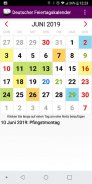 Deutsch Kalender 2020 mit Regionale Feiertage screenshot 7