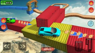 Crazy Car Driving Simulator: Impossible Sky Tracks screenshot 7