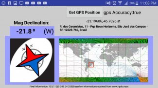 Boole Magnetic Declination Image Table screenshot 5