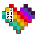 Love Colors: Coloring Book Icon