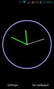 Adi AnalogClock Live Wallpaper screenshot 8