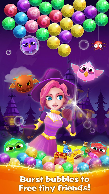 Witch Magic: Bubble Shooter Unlimited Coins MOD APK