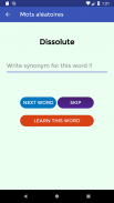 Synonym Antonym Learner : Vocabulary Builder screenshot 3