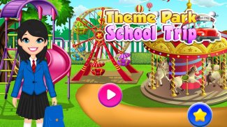 Theme Park School Trip: Summer Picnic Adventure screenshot 0