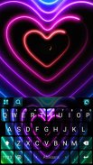 Love LED Neon Keyboard Background screenshot 4