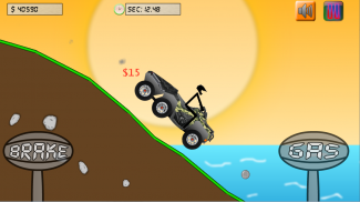 Stickman ATV hill racing screenshot 1