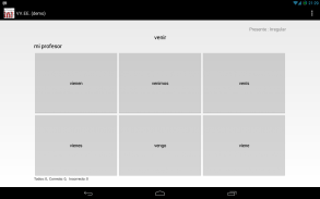Verbos espanoles screenshot 6
