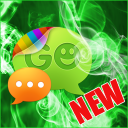 GO SMS Pro Green Smoke Theme Icon