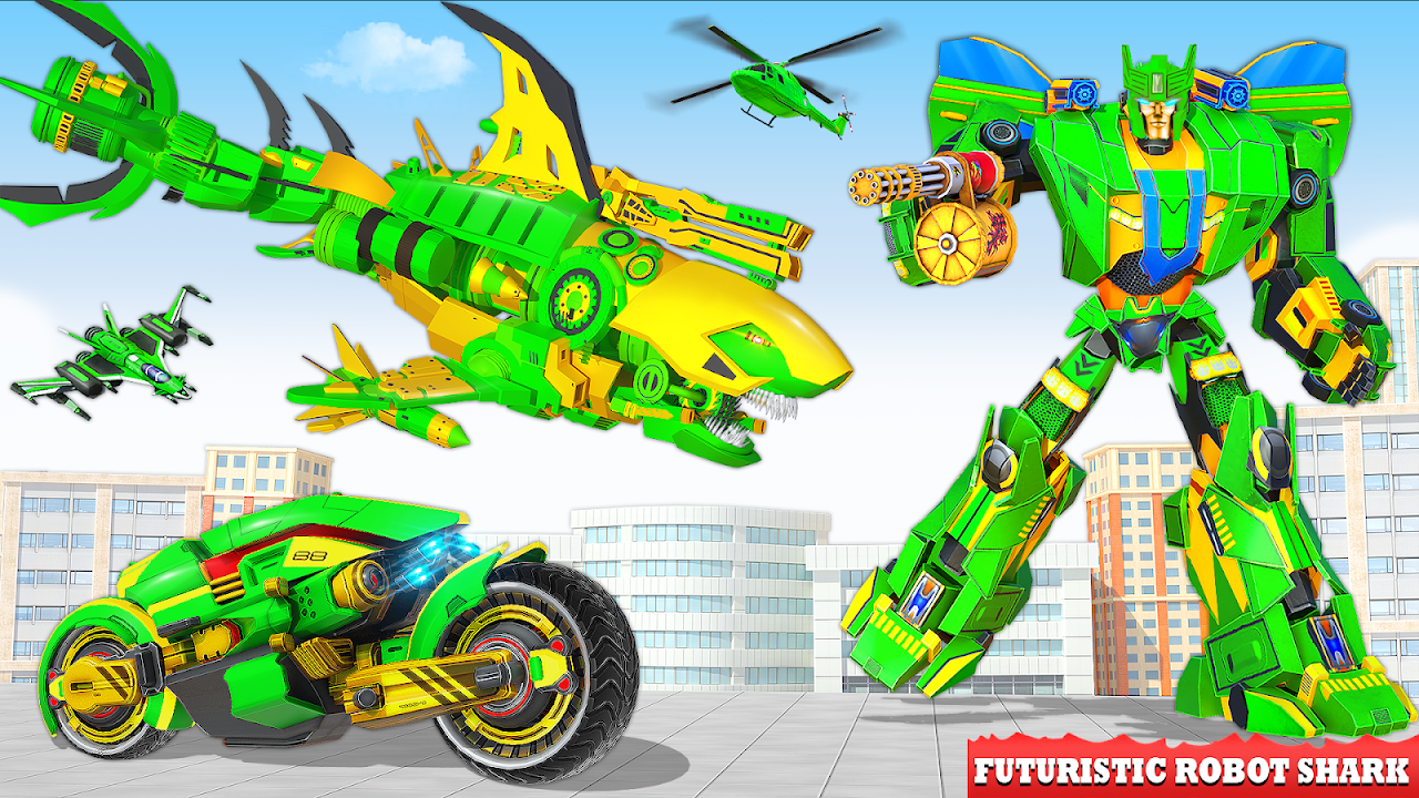 Monster Truck Robot Shark Game - Baixar APK para Android