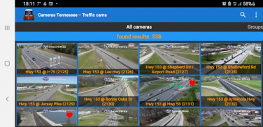 Cameras Tennessee traffic cams screenshot 1