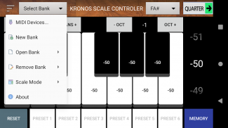 Korg Kronos Scale Controller Pro screenshot 6