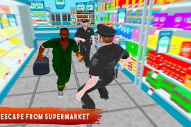 Gangster Escape Supermercado 3 screenshot 2