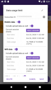 1DM Mobile data usage limit plugin screenshot 1