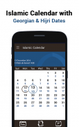 Islamic Hijri Calendar 2017 screenshot 0