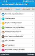 Free Calculators - Easycalculation.com screenshot 1