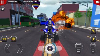 ATV Quad Bike Racing : Bike Shooting Game Free screenshot 3