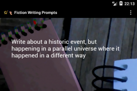 Fiction Writing Prompts screenshot 2