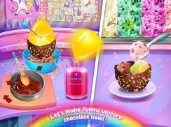 Rainbow Unicorn Desserts Food Maker screenshot 2