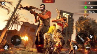 Zombie Survival Shooter: 3D FPS Kill Hunting War screenshot 1