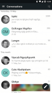 YAATA - SMS/MMS messaging screenshot 1
