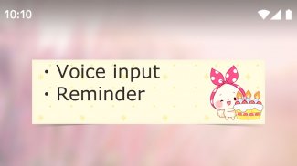 Notas Mochizukin chan memo screenshot 5