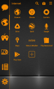 Stamped Orange SL Theme screenshot 2