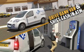 Bank Transit tunai keamanan van Truk uang 3D screenshot 11