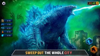 Monstruos juego-godzilla juego screenshot 4