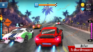कार रेसिंग वेडेपणा कार खेळ screenshot 1