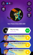 Teen Titans Magic Tiles Hop screenshot 0