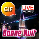 French Good Night Gif Images Icon