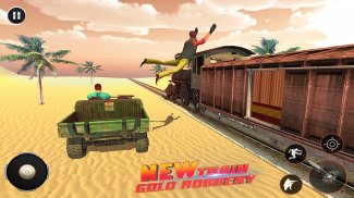 Train Robbery shooting game: Gold Robbery Crime screenshot 2