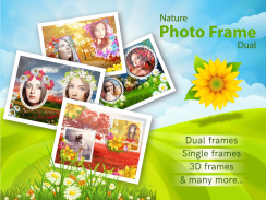Nature Photo Frames Dual screenshot 0