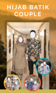 Hijab Batik Couple Photo Frames screenshot 1