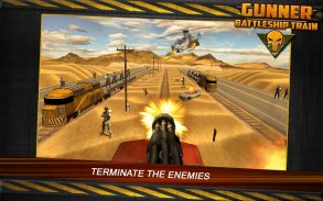 Gunner Battleship Train Free screenshot 2