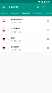 German-polish dictionary screenshot 1