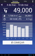Podómetro - Contador de Passos screenshot 9