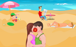 Kissing Game-Beach Couple Fun screenshot 9