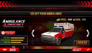 911 Ambulance City Rescue: Juego de conducción de screenshot 8