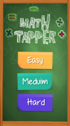 (the) Math Tapper: arcade one-tap quiz game screenshot 1