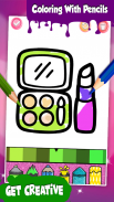 Beauty Coloring Book Glitter screenshot 0