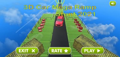 3D Car Mega Ramp Stunt 2021 screenshot 4