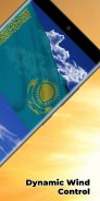 Kazakhstan Flag Live Wallpaper screenshot 5