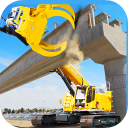 City Flyover Construction- Road Bridge Builder Icon