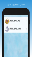 Semak Saman Polis, JPJ dan Parking Online screenshot 1