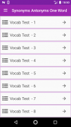 Synonyms Antonyms One Word screenshot 3