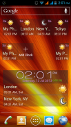 Digital World Clock Widget screenshot 2