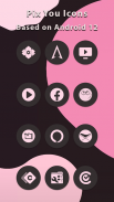 Flamingo Android 12 Dark Icons screenshot 1