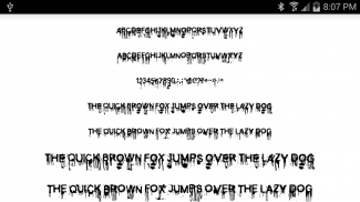 Halloween Fonts for FlipFont screenshot 0