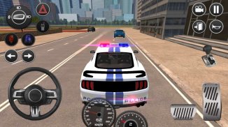 Mustang Police Car Driving Game 2021 screenshot 1